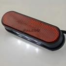 Luz De Placa De Licença LED Vermelha Universal Para Motocicletas E Carros, Painel De Advertência De