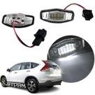 Luz de Placa Led Honda Crv ano 2012 A 2016 Iluminação Par Lâmpada Traseira Branca Exl 4x4 Lx CR-v Suv 2013 2014 2015 Luz de Placa Led Honda Crv ano 2012 A 2016 Iluminação Par Lâmpada Traseira Branca Exl 4x4 Lx CR-v Suv 2013 2014 2015