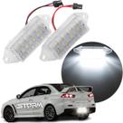 Luz de placa led Mitsubishi Lancer Sedan 2011 até 2020 lâmpada iluminação branca 2.0 Gt Hlt Cvt Hle Ralliart Hl Awd 2019 2018 2017 2016 2015 2014 2013