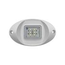 Luz de Popa em ABS Branca LED 12v Para Barcos Lanchas