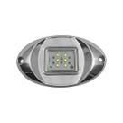 Luz de Popa em ABS Cromado LED 12v Para Barcos Lanchas