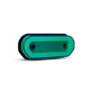 Luz De Posição Lateral Led Oval OLOGO Esmeralda Caminhão Carreta Baú