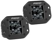 Luz de realce para veículos RIGID D-SRS PRO Spot Cube preta