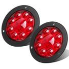 Luz de reboque de caminhão Partsam 4 Red Stop Turn Tail Brake x2 Luz de reboque de caminhão Partsam 4 Red Stop Turn Tail Brake x2