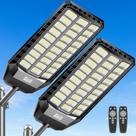 Luz de rua solar Deepn 9000W 480000 lúmens com controle remoto de 2 unidades