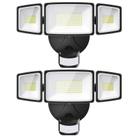 Luz de segurança LED com sensor de movimento Onforu 65W 6500LM IP65 Luz de segurança LED com sensor de movimento Onforu 65W 6500LM IP65