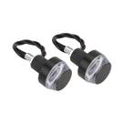 Luz De Sinalização LED Colorida Para Guidão De Motocicleta 2 Peças Lâmpada Marcadora Lateral DC 12V