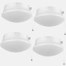 Luz de Techo LED Lightdot 7" 12W 4000K con Cadena de Tracción Paquete de 4 Luz de Techo LED Lightdot 7" 12W 4000K con Cadena de Tracción Paquete de 4