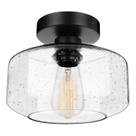 Luz de Techo SunRider Semi Empotrada con Vidrio Semilla 110V