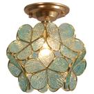 Luz de teto Bieye L10824 Flower Petals Tiffany Style