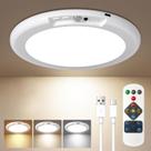 Luz de teto com sensor de movimento Ktpugorn USB recarregável 6000mAh