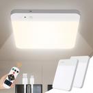Luz de teto com sensor de movimento recarregável WhitePoplar 400LM, pacote com 2