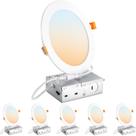 Luz de teto embutida LED DINGLILIGHTING 6 polegadas 120V 12W 1200LM