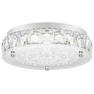 Luz de teto LED Brightever Crystal Flush Mount 11" 1980LM