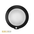 Luz de teto LED ECOELER 16W 15cm Sensor de movimento 3CCT preta