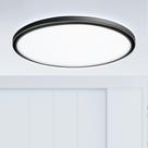 Luz de teto LED Hepside 20" 45W regulável em 3 cores