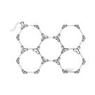 Luz De Teto LED Hexagonal Em Forma De Colmeia AC85-265V Para Oficina De Reparação De Carros