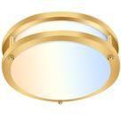 Luz de teto LED Hykolity 13" Gold Dimmable 2700-5000K