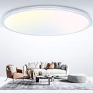 Luz de teto LED libtit 20" 4200LM 35W redonda de 3 cores