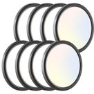 Luz de teto LED Zemty 6,5" redonda 12W 110V preta