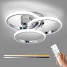 Luz de teto Miss Lighting LED regulável de 40 cm com controle remoto