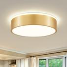 Luz de teto VIOLOEMI 30cm dourada regulável 5CCT LED Luz de teto VIOLOEMI 30cm dourada regulável 5CCT LED