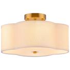 Luz de teto VONLUCE Semi Flush 33x18 cm em forma de trevo