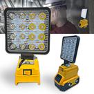 Luz de trabalho LED byczone para bateria DW 20V/18V com porta USB