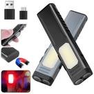 Luz de trabalho LED COB Lâmpada de lanterna magnética recarregável