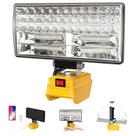 Luz de trabalho LED DEMIMA 8 sem fio para bateria Dewalt 20V 5400lm