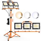 Luz de trabalho LED GoBright 31000LM 3 cores IP66 à prova d'água 100W