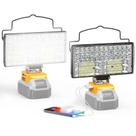 Luz de trabalho LED LIVOWALNY 100W 10000LM para bateria Dewalt 20V