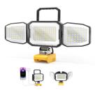 Luz de trabalho LED LIVOWALNY 150W 15000LM com bateria DeWalt 20V