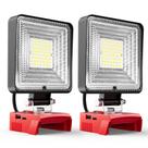 Luz de trabalho LED LIVOWALNY 30W 3000LM com porta USB e tipo C 18V