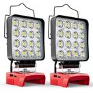 Luz de trabalho LED LIVOWALNY 70W 7000LM para bateria Milwaukee 18V
