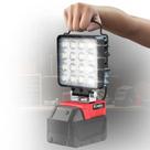Luz de trabalho sem fio Ecarke 70W 7000LM para bateria Milwaukee 18V