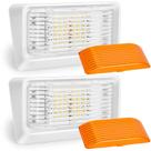 Luz de varanda LED para trailers Kohree 320 lúmens 12V, 2 pacotes à prova d'água