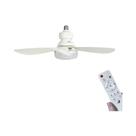 Luz De Ventilador De Teto LED Regulável Com Controle Remoto E27 24W 30W 40W 80W Para Iluminação