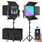Luz de vídeo GVM 50RS RGB LED 50W com controle APP CRI 97 Luz de vídeo GVM 50RS RGB LED 50W com controle APP CRI 97