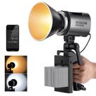 Luz de vídeo LED Neewer MS60B 65W 40000lux @1m CRI 97+ Silver