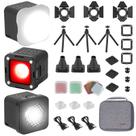 Luz de vídeo LED SmallRig RM01 Mini (pacote com 3) com acessórios Luz de vídeo LED SmallRig RM01 Mini (pacote com 3) com acessórios