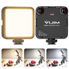 Luz de vídeo LED VIJIM VL81 com 3 baterias Cold Shoe 3000mAh