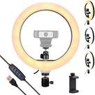 Luz de webcam Ring Light para Logitech Webcam C920 C922x C930e Brio 4K C925e MX Brio 4K StreamCam Brio 500 C615