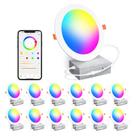 Luz embutida inteligente ChangM 4 em 12 W RGB+CCT Alexa 120 V
