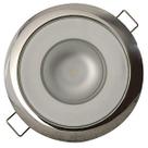 Luz embutida LED Lumitec Mirage SS, moldura polida branca Luz embutida LED Lumitec Mirage SS, moldura polida branca