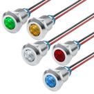 Luz indicadora LED APIELE 12mm impermeável IP65 12V-24V Luz indicadora LED APIELE 12mm impermeável IP65 12V-24V