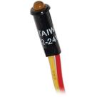 Luz indicadora LED Blue Sea Systems 8033 Amber 12/24V DC