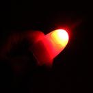 Luz LED com ponta de polegar DragonPad Magic Trick Dance Party Blue