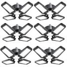 Luz LED de garagem TOPAUBUB 120W 12000LM 6500K, pacote com 6 unidades E26/E27 Luz LED de garagem TOPAUBUB 120W 12000LM 6500K, pacote com 6 unidades E26/E27