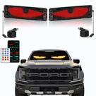 Luz LED Devil Eyes para pára-brisa de carro ZCCHESONG 19,3x4,3 Luz LED Devil Eyes para pára-brisa de carro ZCCHESONG 19,3x4,3